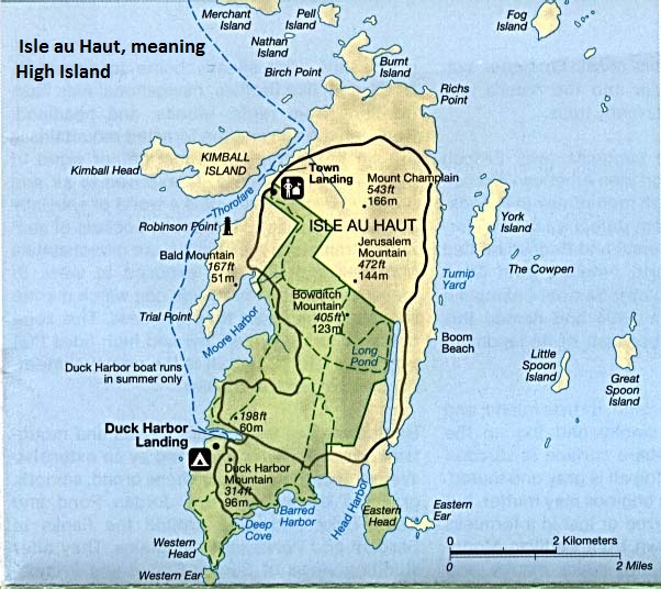 Map of
        Island